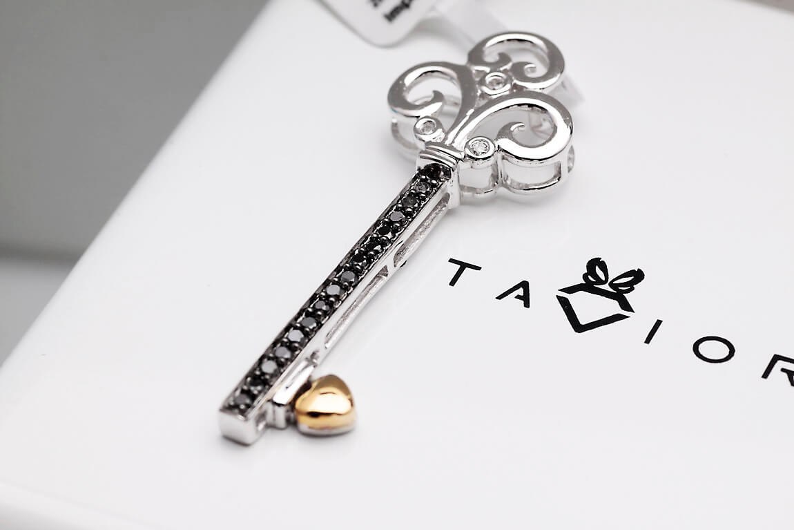 Emaga Złoty wisiorek WXD3423 - Diament